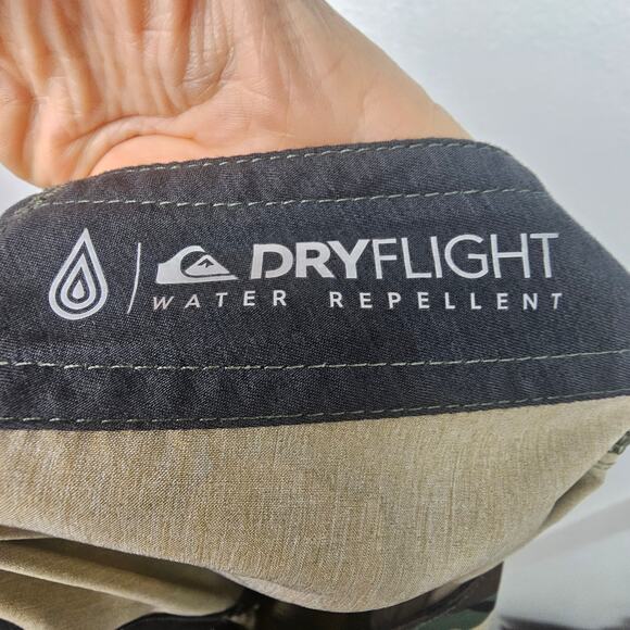 Quiksilver Highline Boardshorts Men 32 Camo Swim Trunks Camouflage 4-Way Stretch - Picture 8 of 8